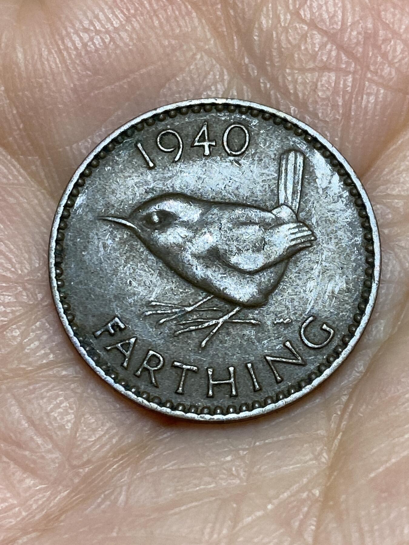 2025年第一百二十五场(总第一百五十一场）外国好品散币(免佣金) 英国🇬🇧1940年1法新(乔治六世第一版)