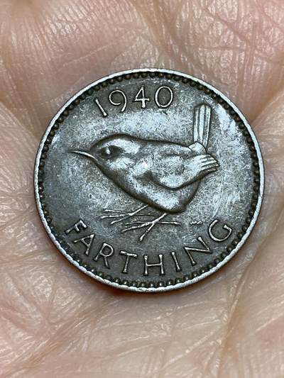 2025年第一百二十五场(总第一百五十一场）外国好品散币(免佣金) - 英国🇬🇧1940年1法新(乔治六世第一版)