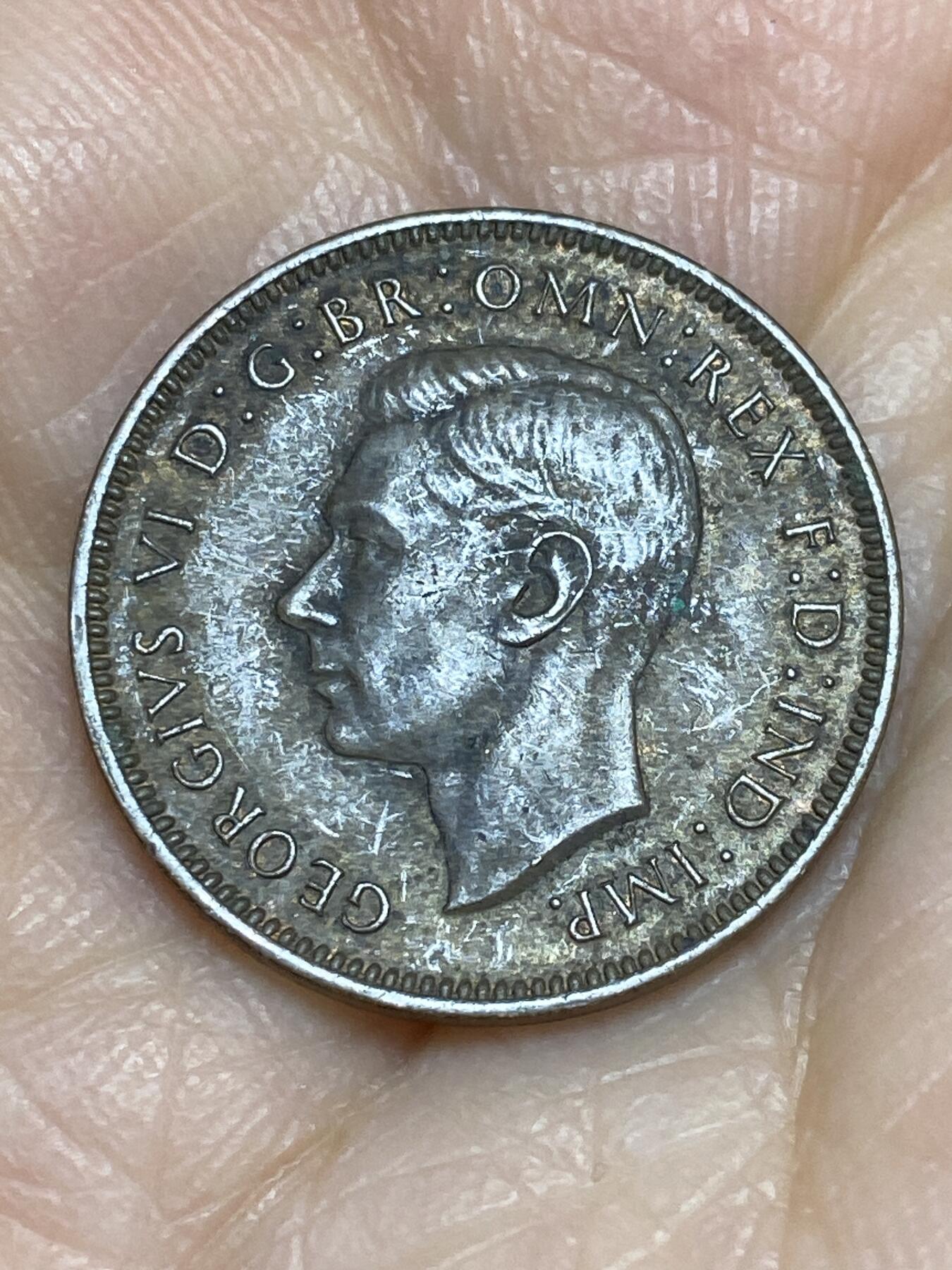 2025年第一百二十五场(总第一百五十一场）外国好品散币(免佣金) 英国🇬🇧1941年1法新(乔治六世第一版)