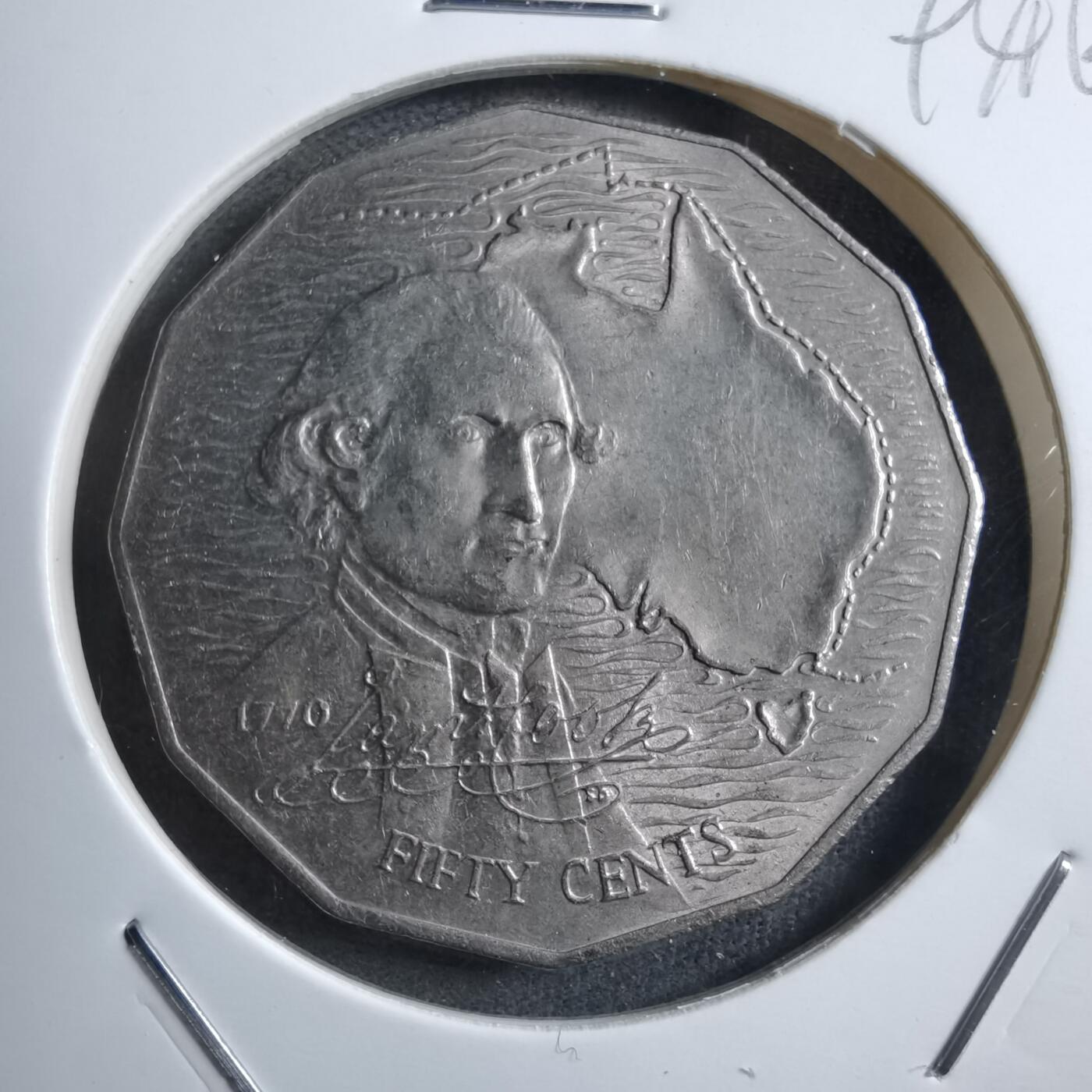 沼泽如烟--第894场 澳大利亚1970年50分纪念币