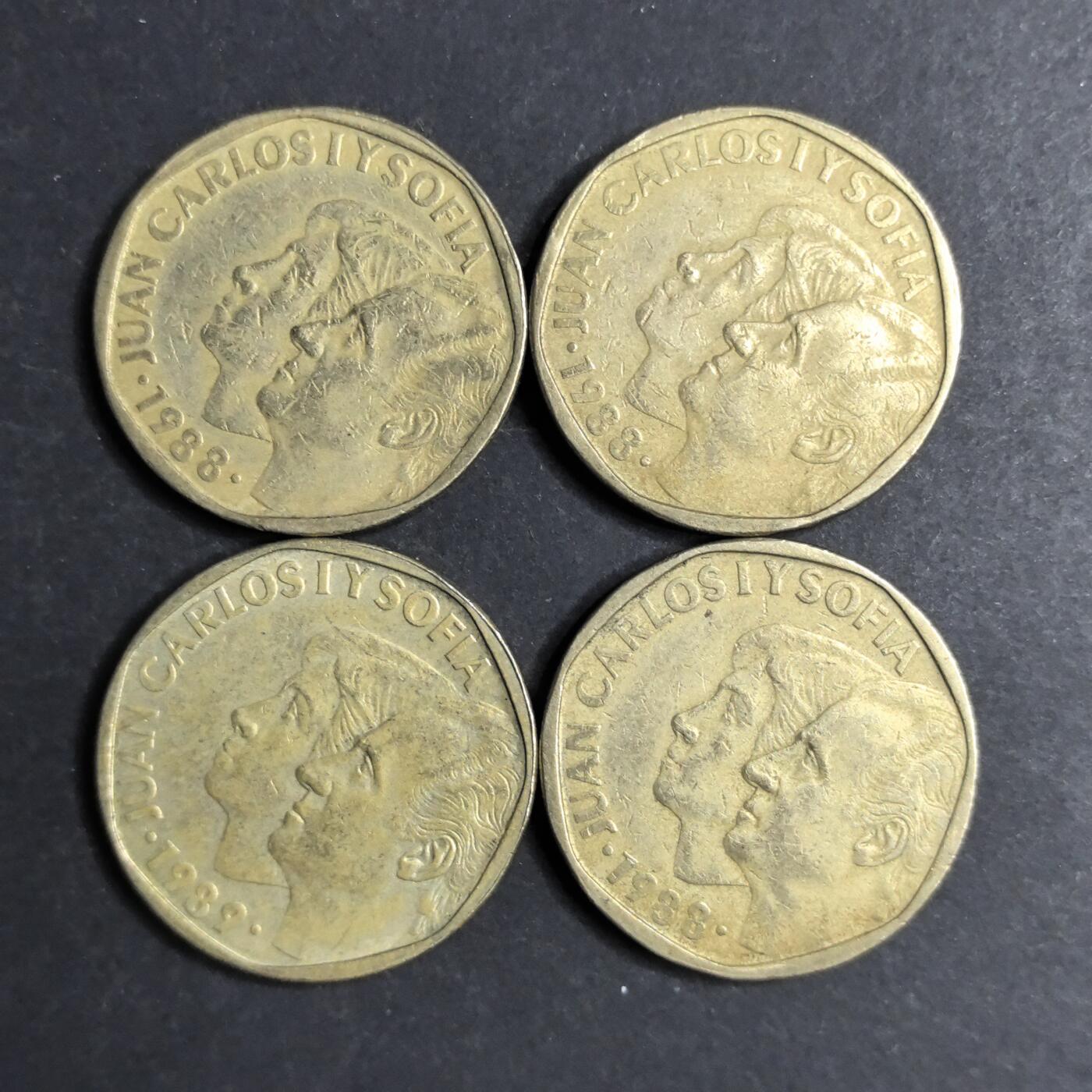 各国硬币第6期 无佣金 西班牙500比赛塔4个