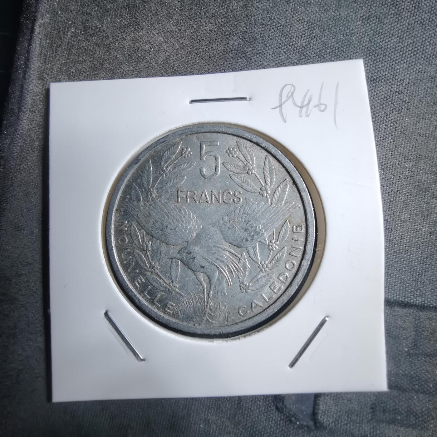 沼泽如烟--第894场 法属新喀里多尼亚1952年5法郎