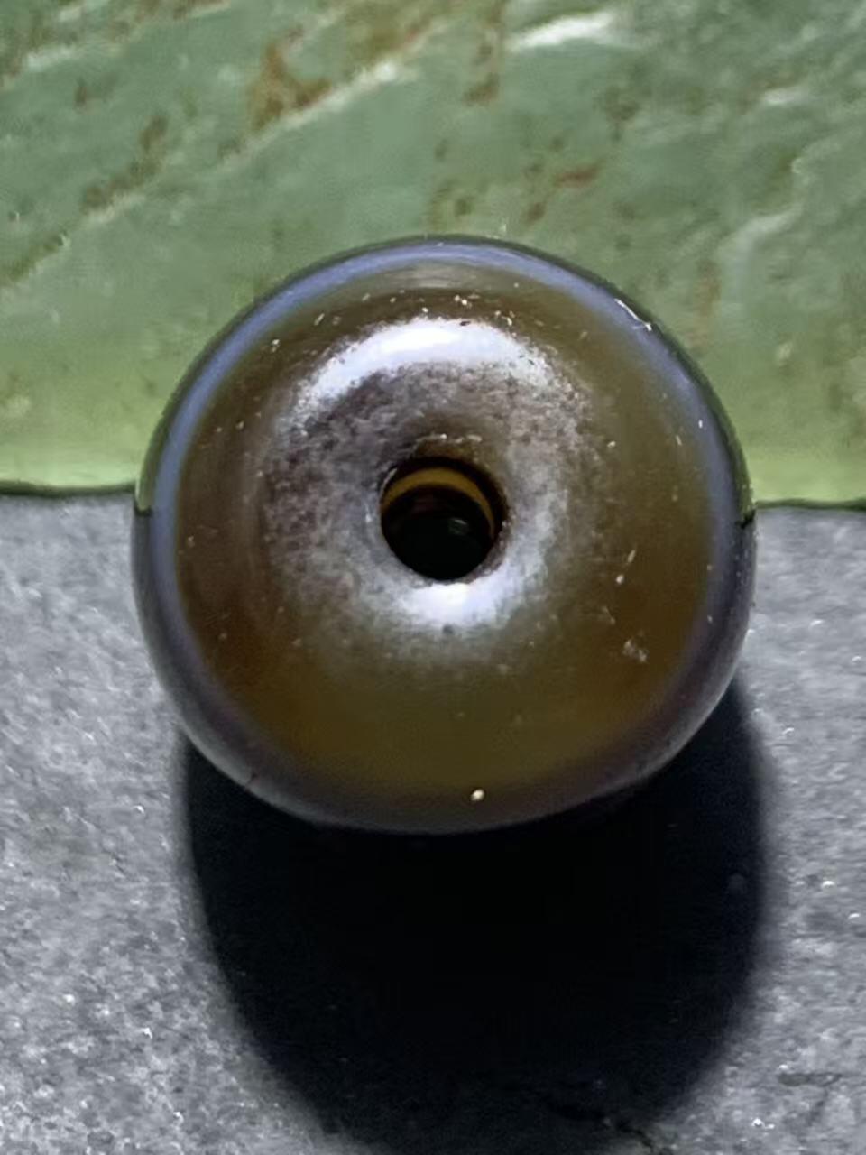 仅此一颗，精品万字符玛瑙天珠一颗，