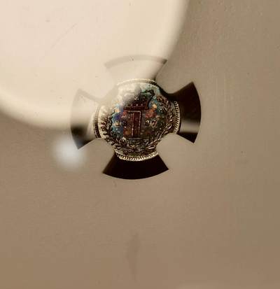 甄臻铺-世界币章拍卖（第38期）立冬小精品场，送拍享返佣金等优惠多多 NGC-MS64 AU58-MS64 1887年英国维多利亚女王濯足币 镜面五彩 少见的年份 三便士包浆太厚低评，S级别的少见程度