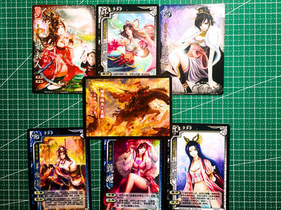 显眼宝36期 11月12日晚21:50截拍 佣金1起 可寄存～ - 自制卡 非正版 三国杀女卡6张 送一张 普卡适合看画 63*88