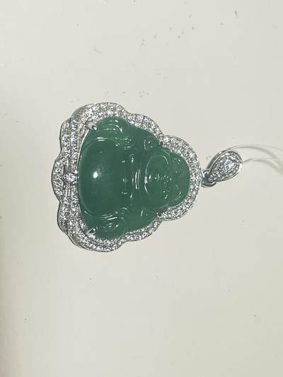 亿嘉拍卖2025年秋季私人典藏拍卖 - 18K镶嵌翡翠佛公