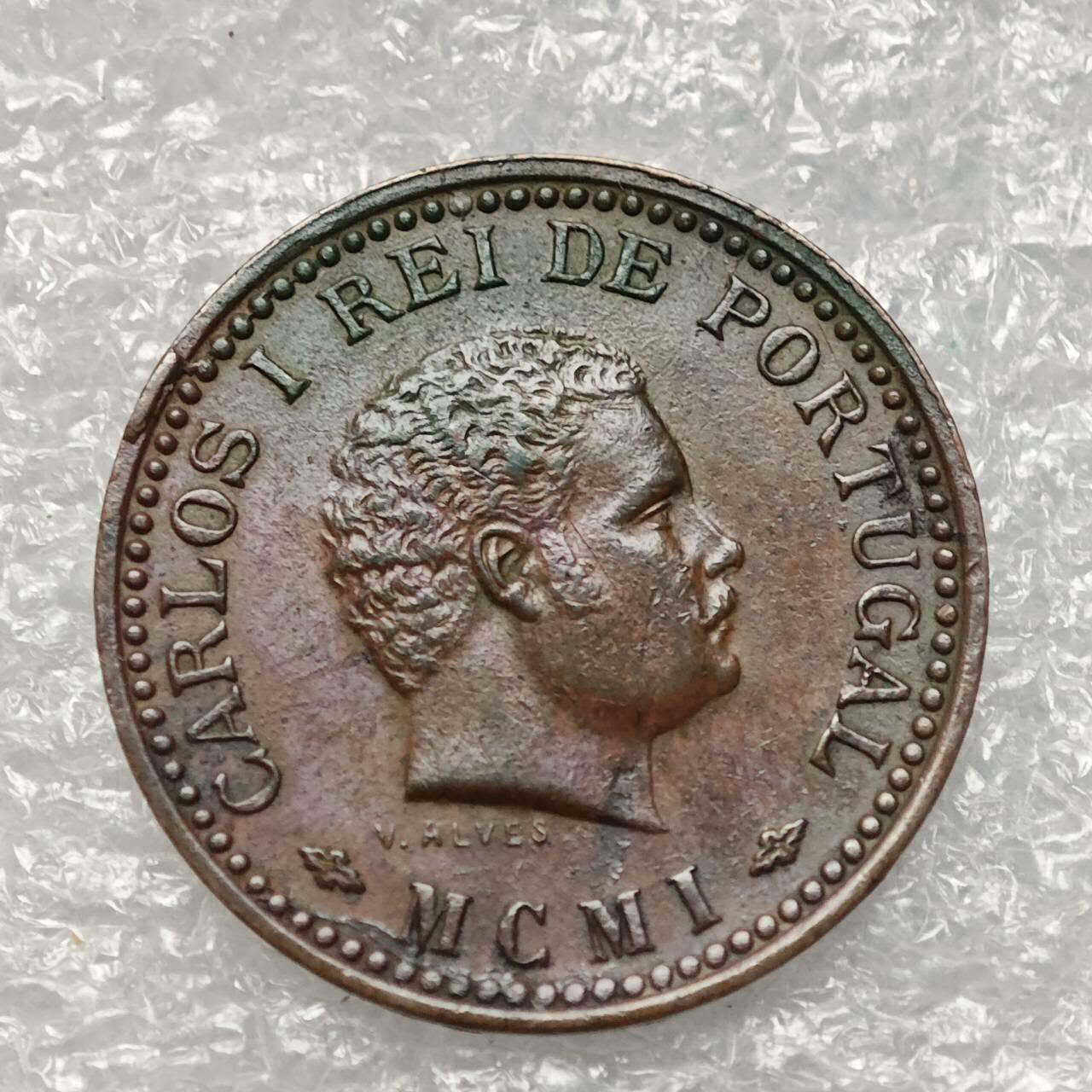 【淘币小摊】限时拍第七百九十五拍  葡属印度爪哇波兰阿根廷专场  满百包邮可预留两周  周一统一发货  葡属印度1901年1/8唐加铜币 km14