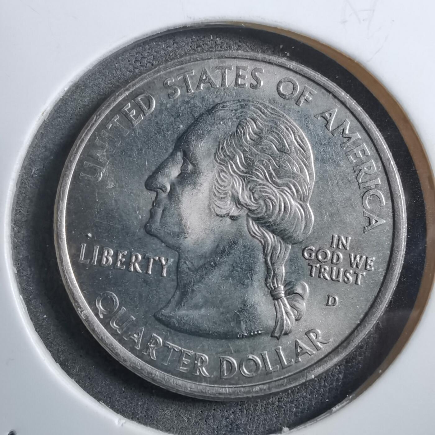 沼泽如烟--第894场 美国2000年25分纪念币