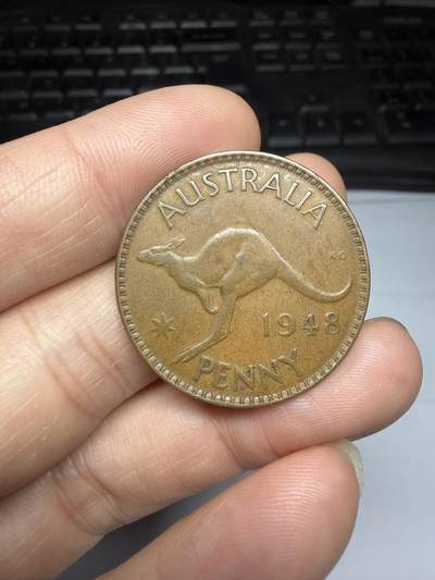 2025年集古藏今外币拍卖第十期-第3场—（总第283拍），可以寄存60天，满160元包邮。 - 1948年澳大利亚1便士