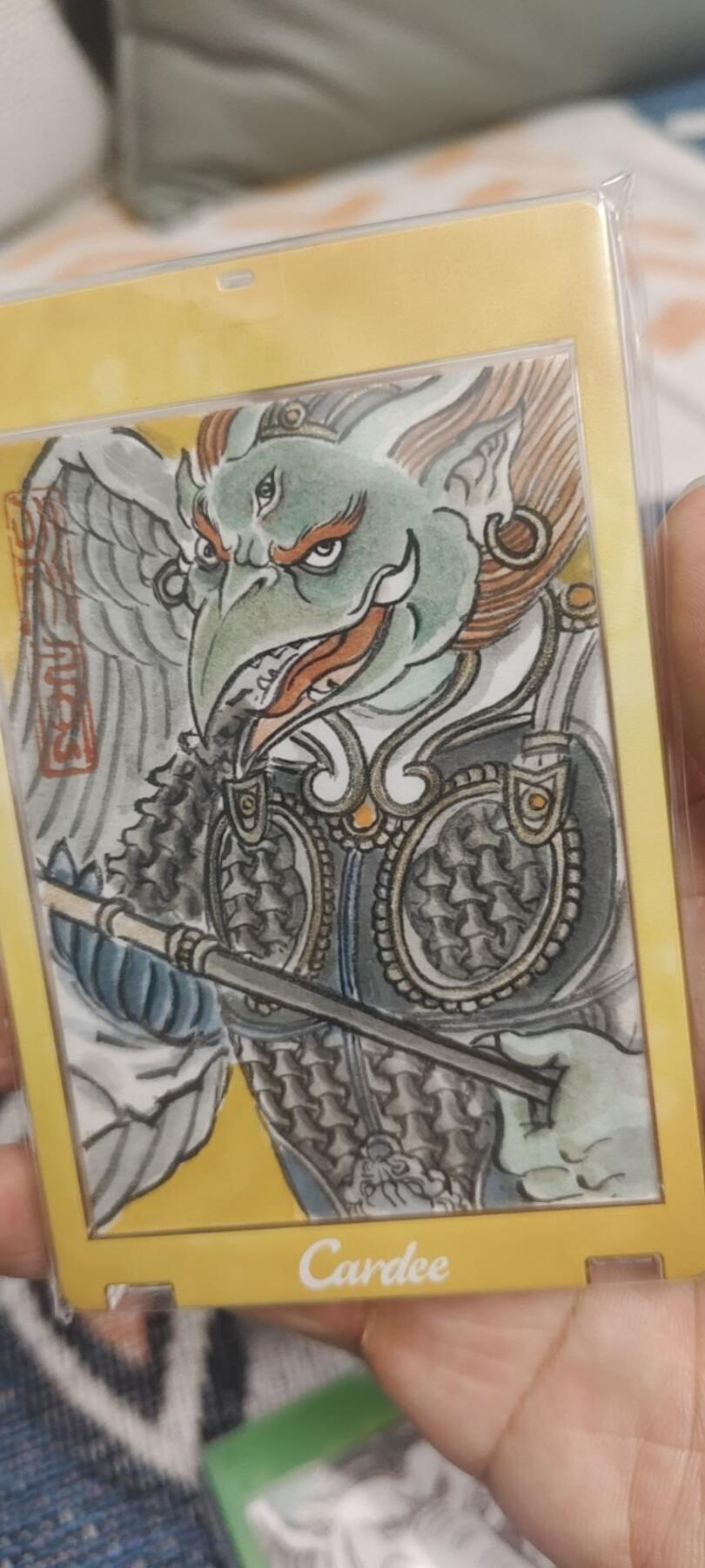 秋原瞳的小店第二十八期（持续收拍，深夜入冬的稀雨，总是静寂的……） 卢艺丰3张手绘——西游记最强战力，妖怪人际关系第一no1——狮驼岭3大王，3张一套齐，专属配套卡砖