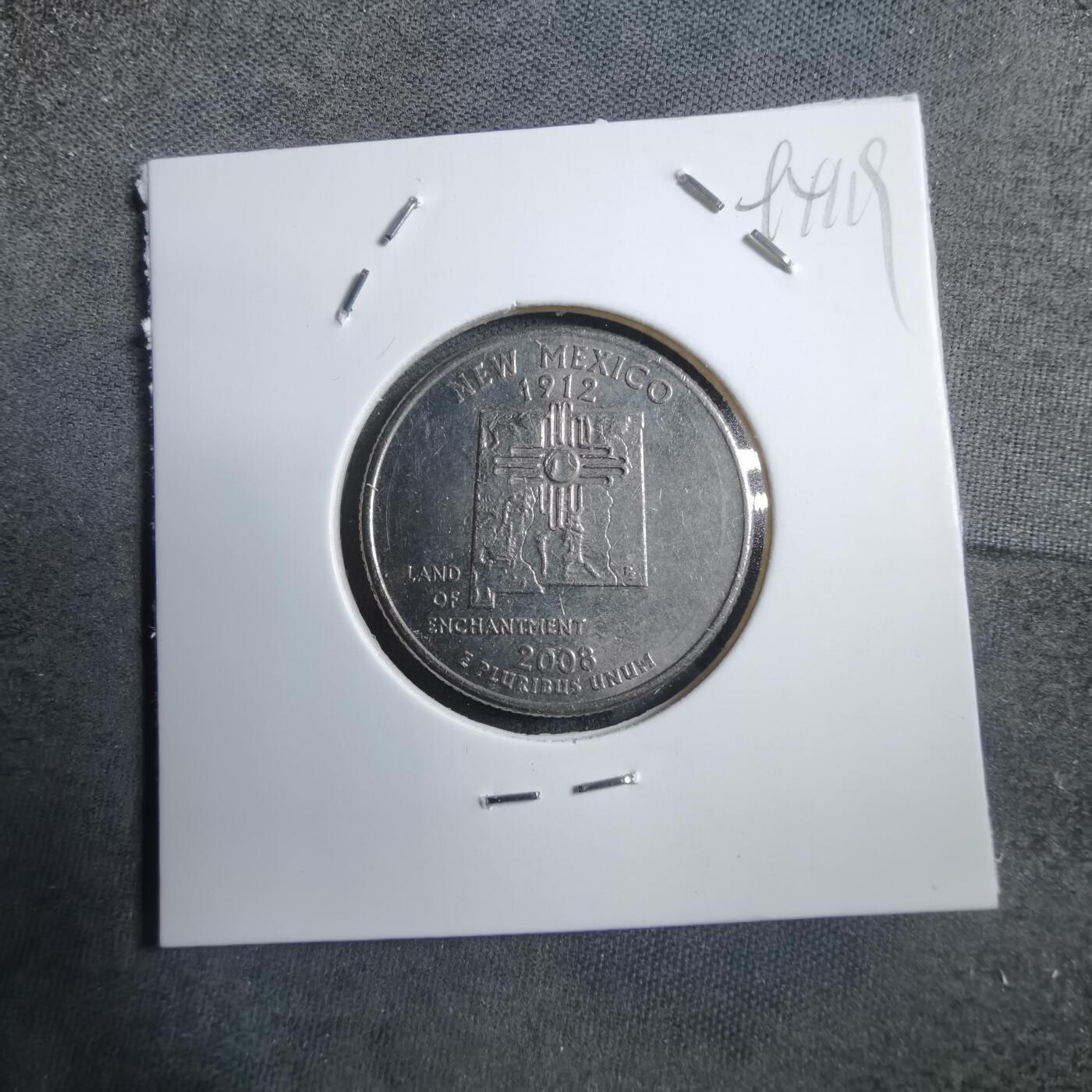 沼泽如烟--第894场 美国2008年25分纪念币