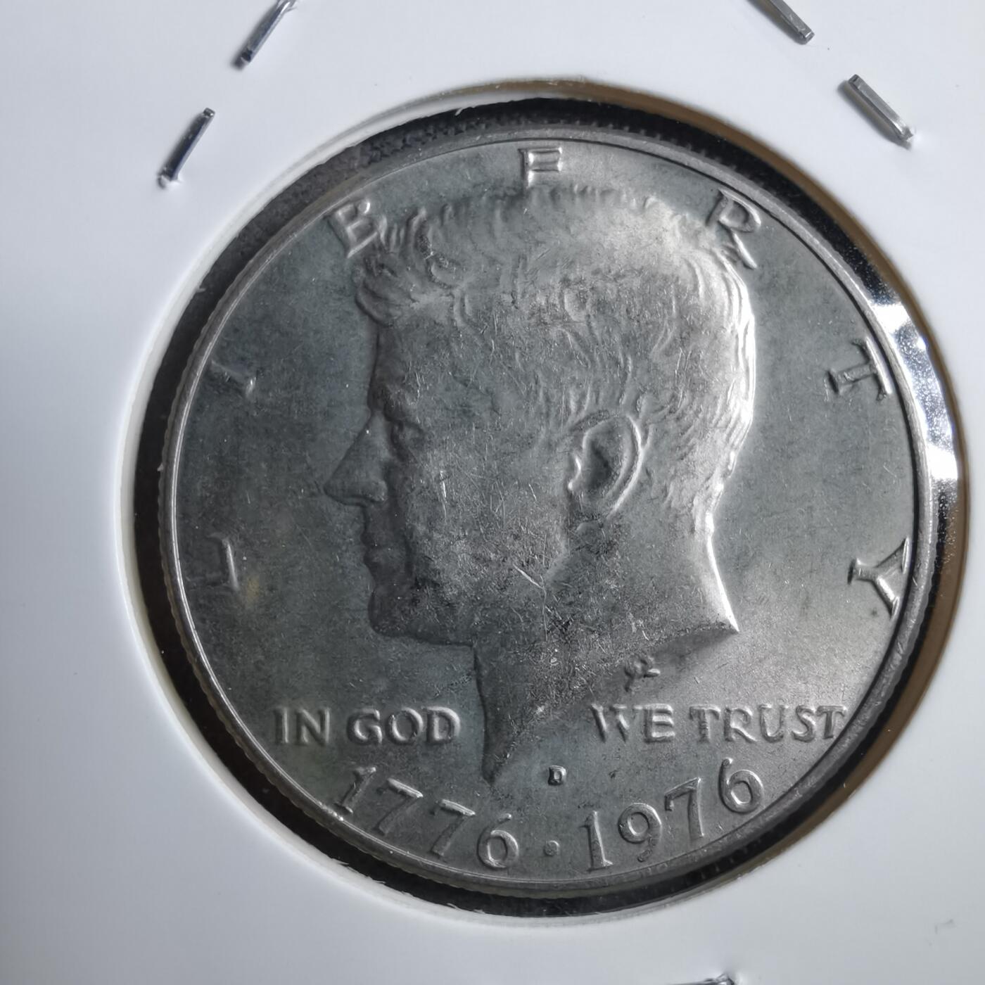 沼泽如烟--第894场 美国1976年半美元纪念币