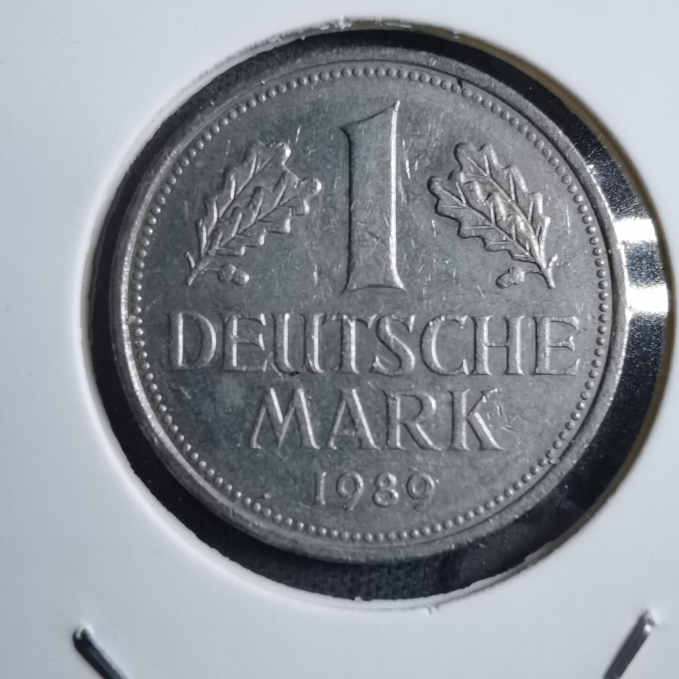 沼泽如烟--第894场 德国1989年1马克