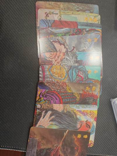 寸草不生拍卖会 第十三期 （ 持续收拍中） - 昆仑万象 兑换 三国2 普卡套 11张