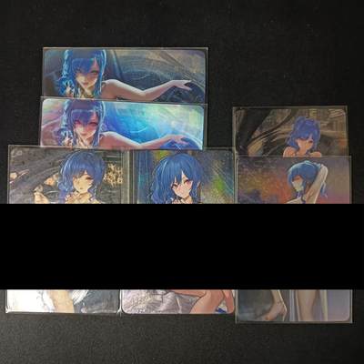 花开卡拍第46期（11月9号周日截拍，品控勿拍!!!拍品不寄存，运费5元，自制卡难免瑕疵，可能存在轻微撞角爆边等出厂瑕疵，品控介意勿拍！） - 宁缺卡牌 碧蓝航线 圣路易斯 6张 折光彩闪与粗闪