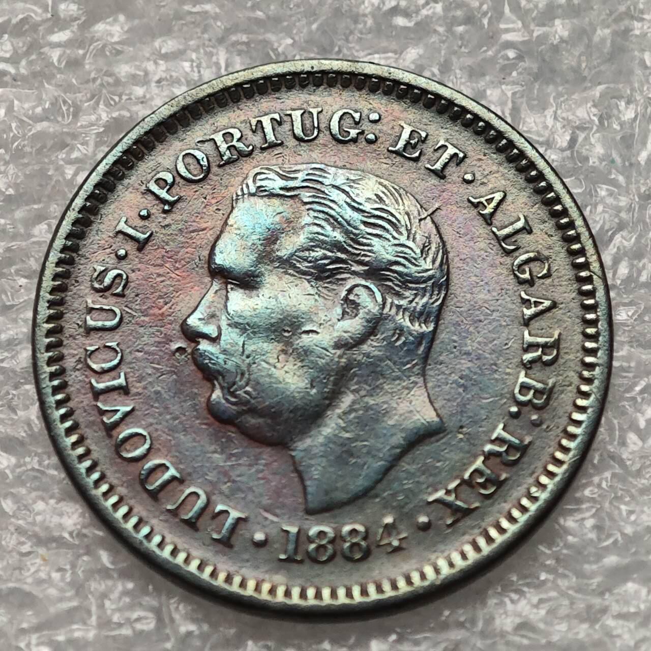 【淘币小摊】限时拍第七百九十五拍  葡属印度爪哇波兰阿根廷专场  满百包邮可预留两周  周一统一发货  葡属印度1884年1/8唐加铜币 km307