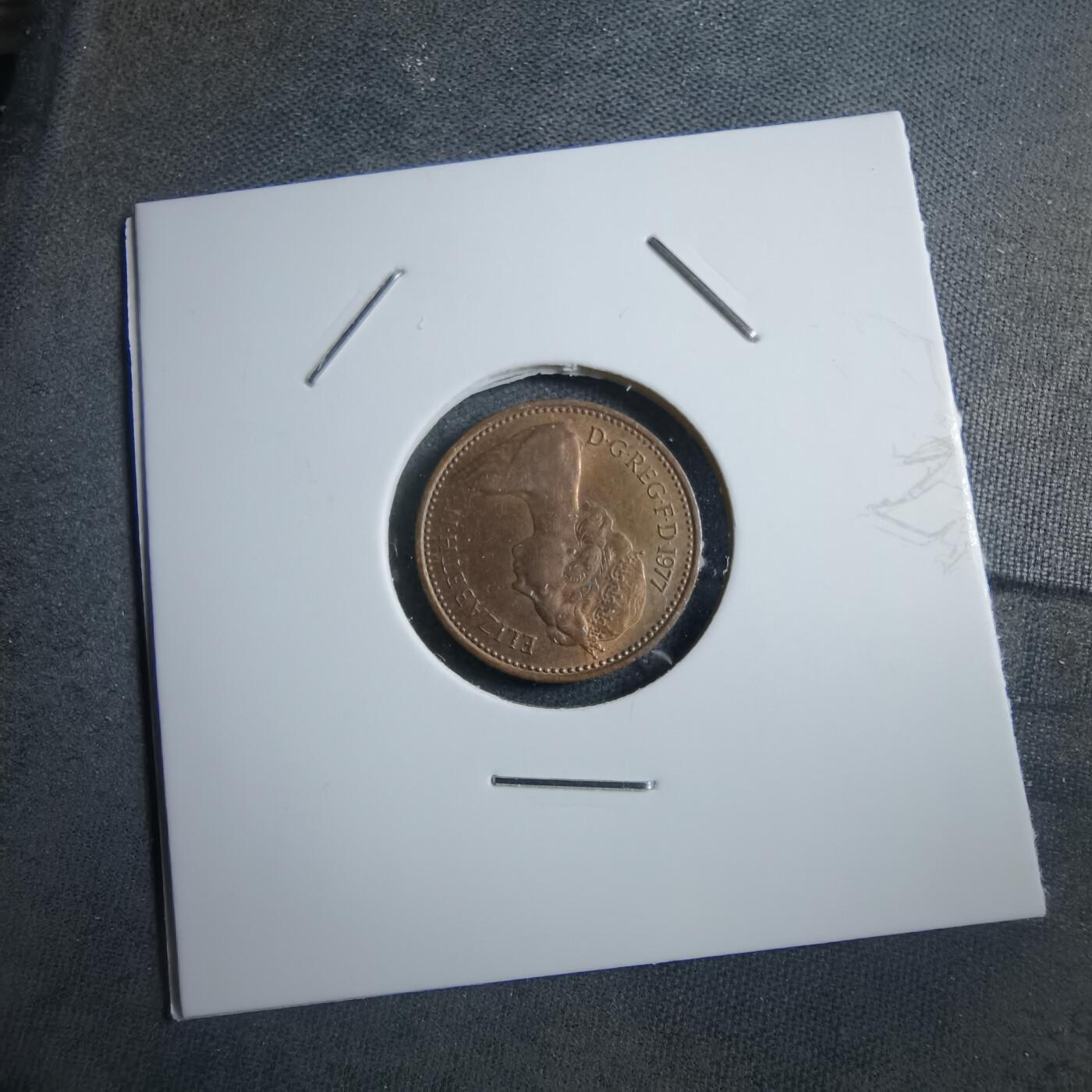 沼泽如烟--第894场 英国1977年半便士