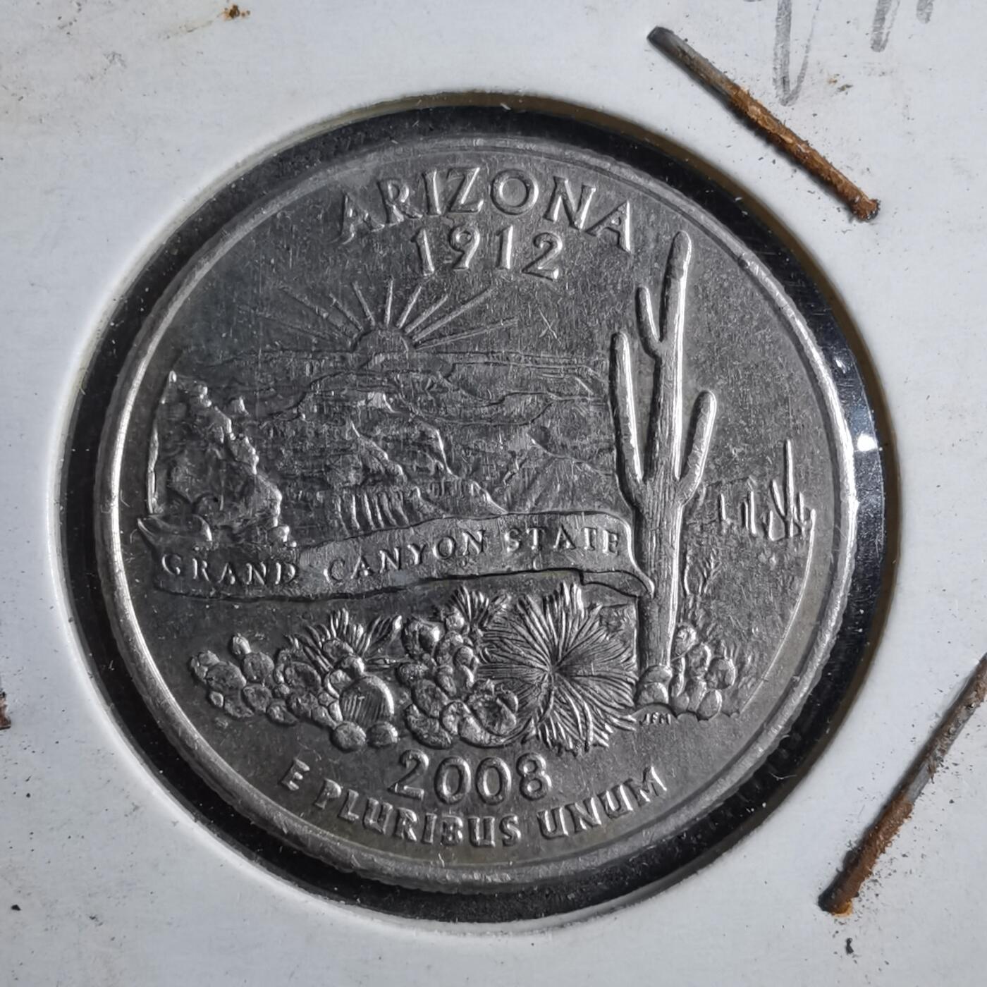 沼泽如烟--第894场 美国2008年25分纪念币