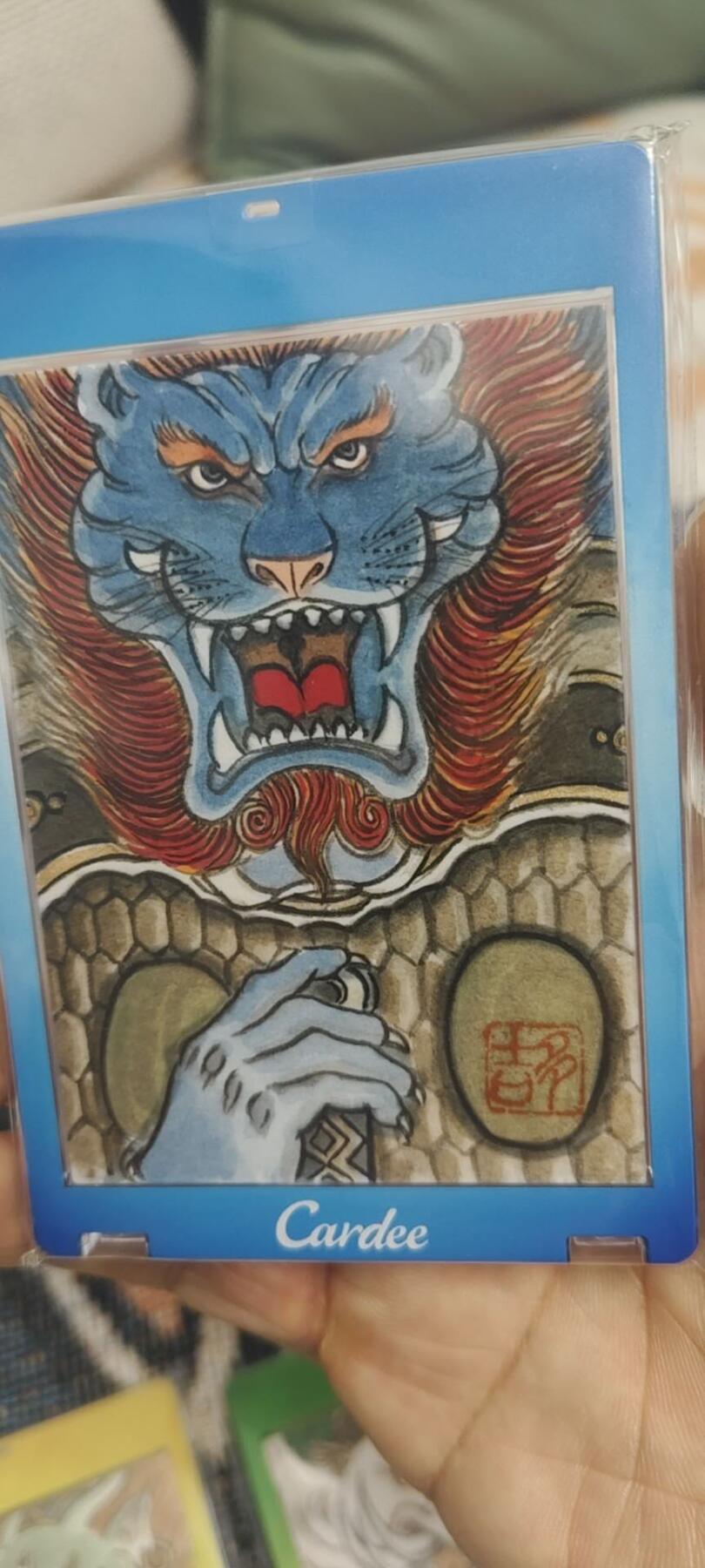 秋原瞳的小店第二十八期（持续收拍，深夜入冬的稀雨，总是静寂的……） 卢艺丰3张手绘——西游记最强战力，妖怪人际关系第一no1——狮驼岭3大王，3张一套齐，专属配套卡砖