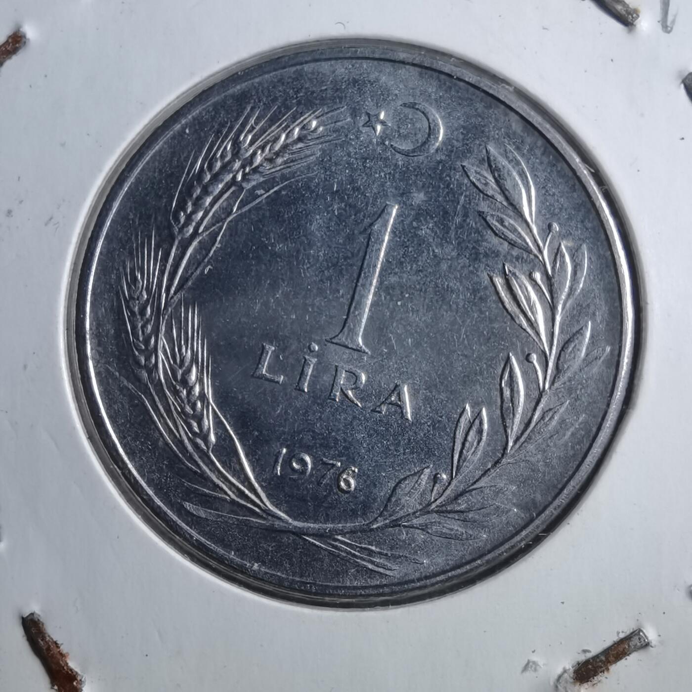 沼泽如烟--第894场 土耳其1976年1里拉