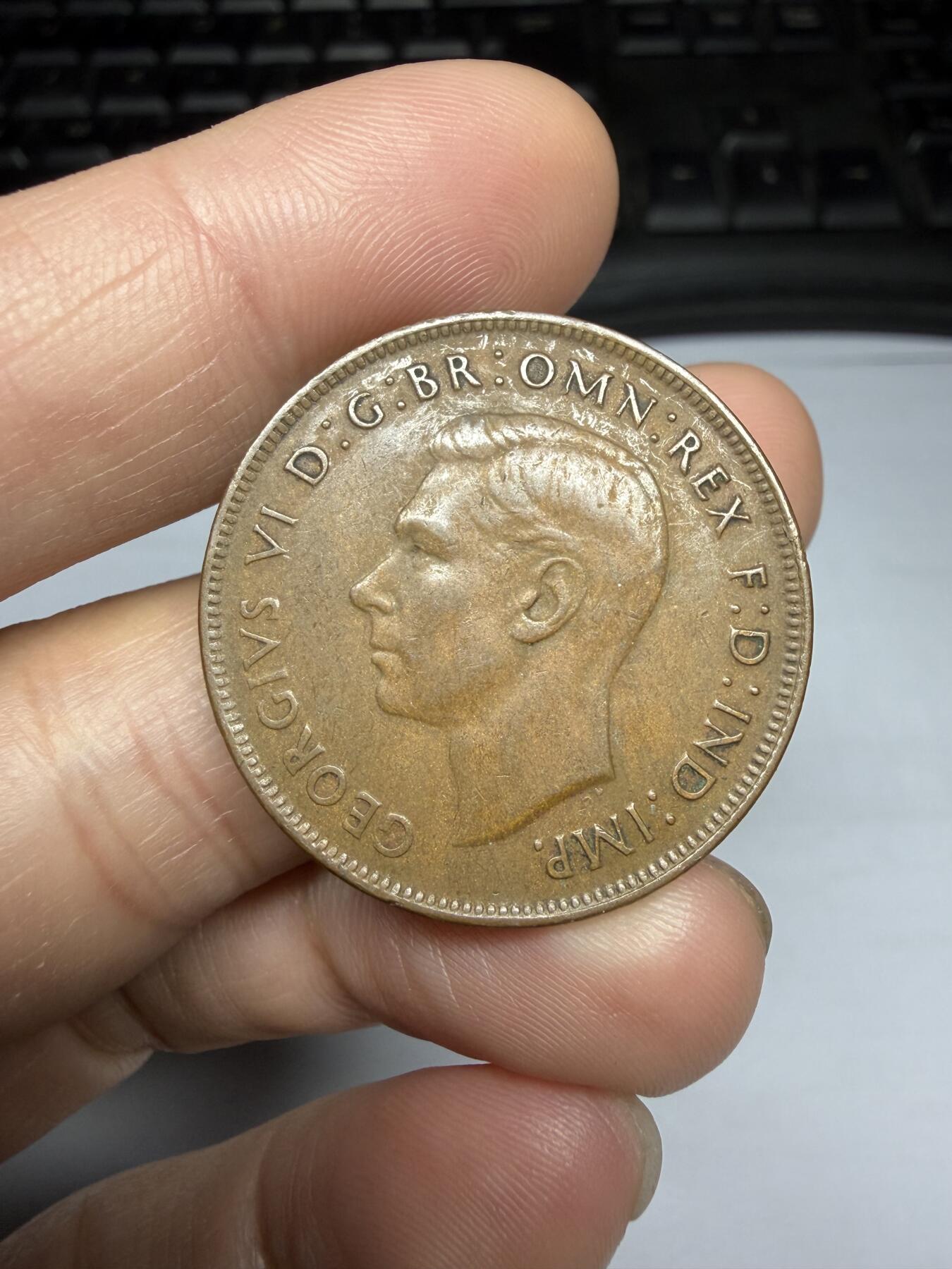 2025年集古藏今外币拍卖第十期-第3场—（总第283拍），可以寄存60天，满160元包邮。 1948年澳大利亚1便士