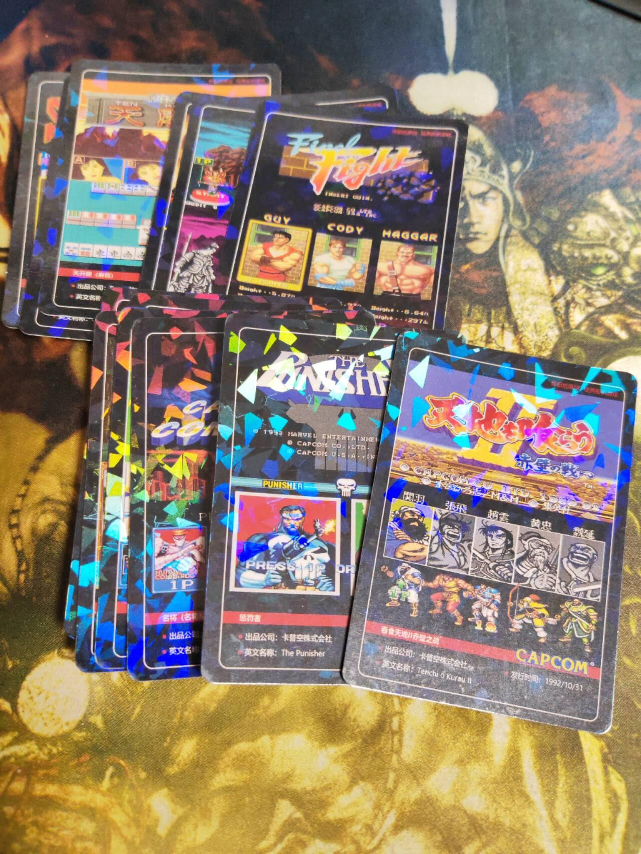 阳大大卡牌拍卖第81期（持续收拍品，周六晚上九点截拍，进群福利早知道） 集英社 游戏闪卡15张 带铁盒