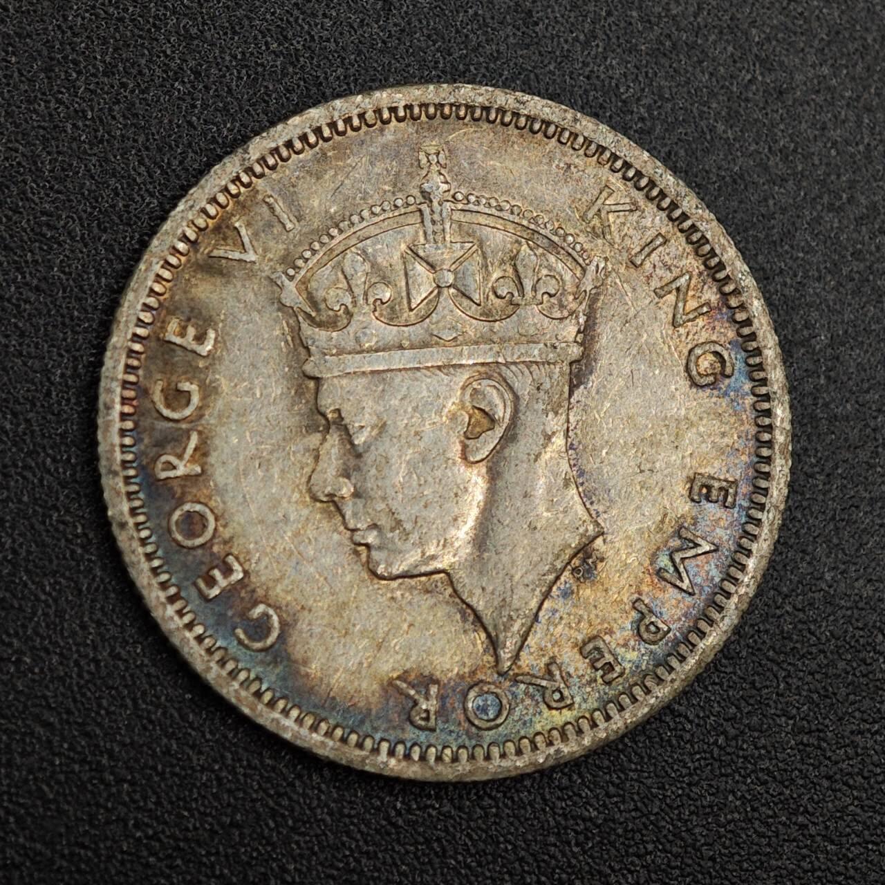 【淘币小摊】实时拍第七百九十一拍   散币纸币套币场   满百包邮可预留二周 每周一统一发货   斐济1940年乔治六世6便士银币