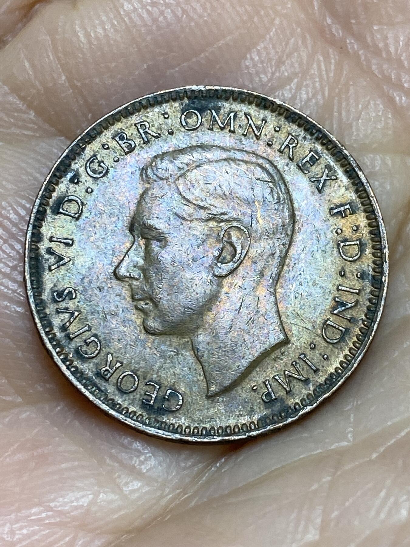 2025年第一百二十五场(总第一百五十一场）外国好品散币(免佣金) 英国🇬🇧1942年1法新(乔治六世第一版)