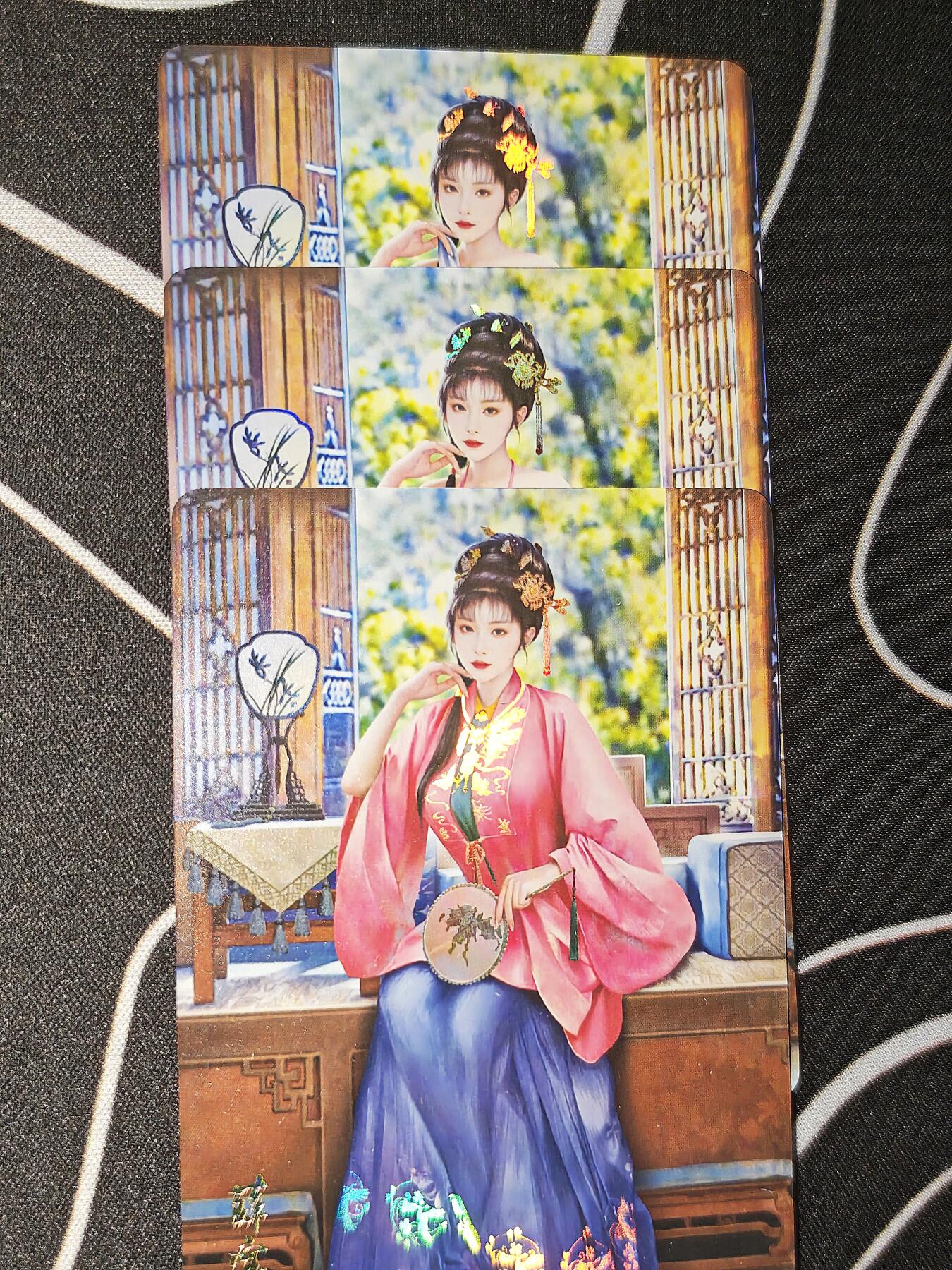 老板带我见世面，我给老板好拍场，零佣金收拍，不寄存 焱卡文化红楼一梦薛宝钗金彩工艺三服饰