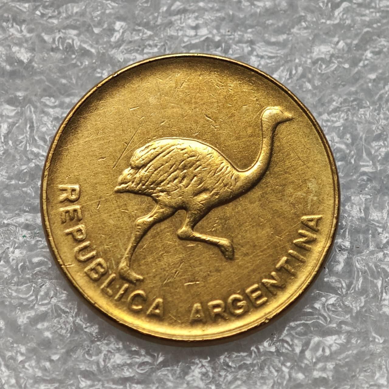 【淘币小摊】限时拍第七百九十五拍  葡属印度爪哇波兰阿根廷专场  满百包邮可预留两周  周一统一发货  阿根廷1985年1分铜币货币贬值1000倍 km96