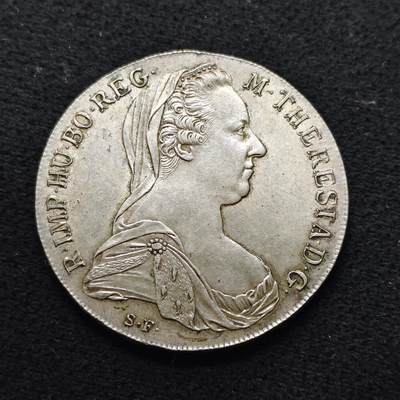 【全场包邮】纯粹捡漏拍477场（免费代拍第14场）调整中 - 奥地利奥匈帝国后铸特蕾莎大奶妈大银币