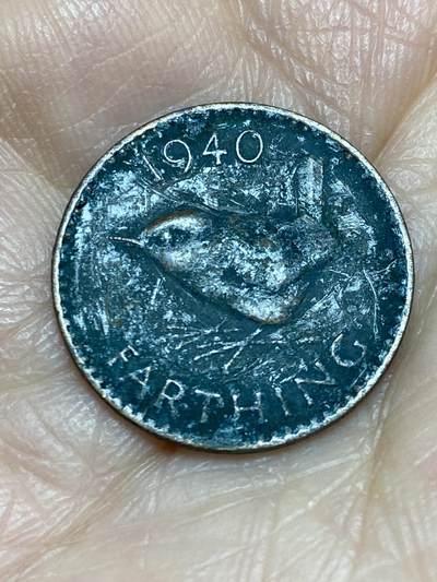 2025年第一百二十五场(总第一百五十一场）外国好品散币(免佣金) - 英国🇬🇧1940年1法新(乔治六世第一版)