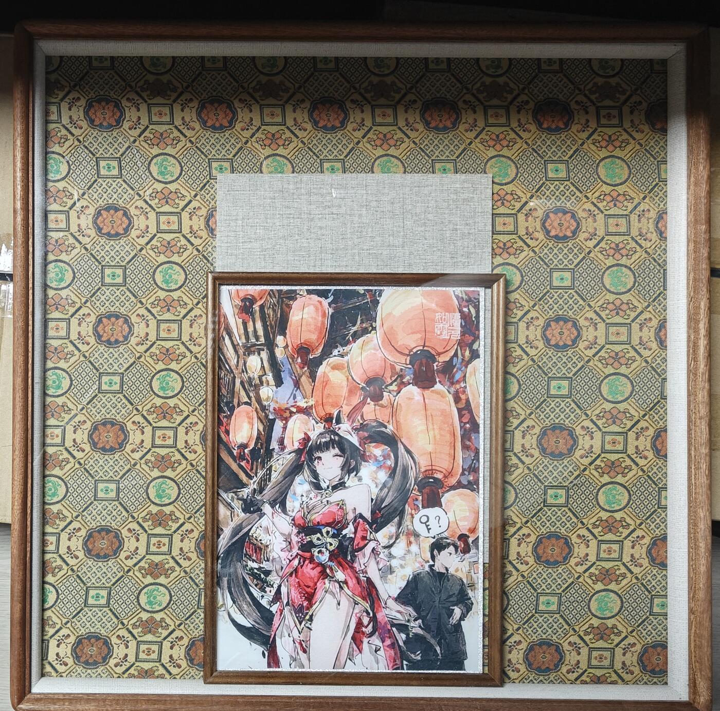 天玑星卡拍第136期《11.10周一截拍》持续收拍收评中 满赠卡需备注 迟迟 A4复制画 带框 小框A4大框超大 该拍品需到付发出