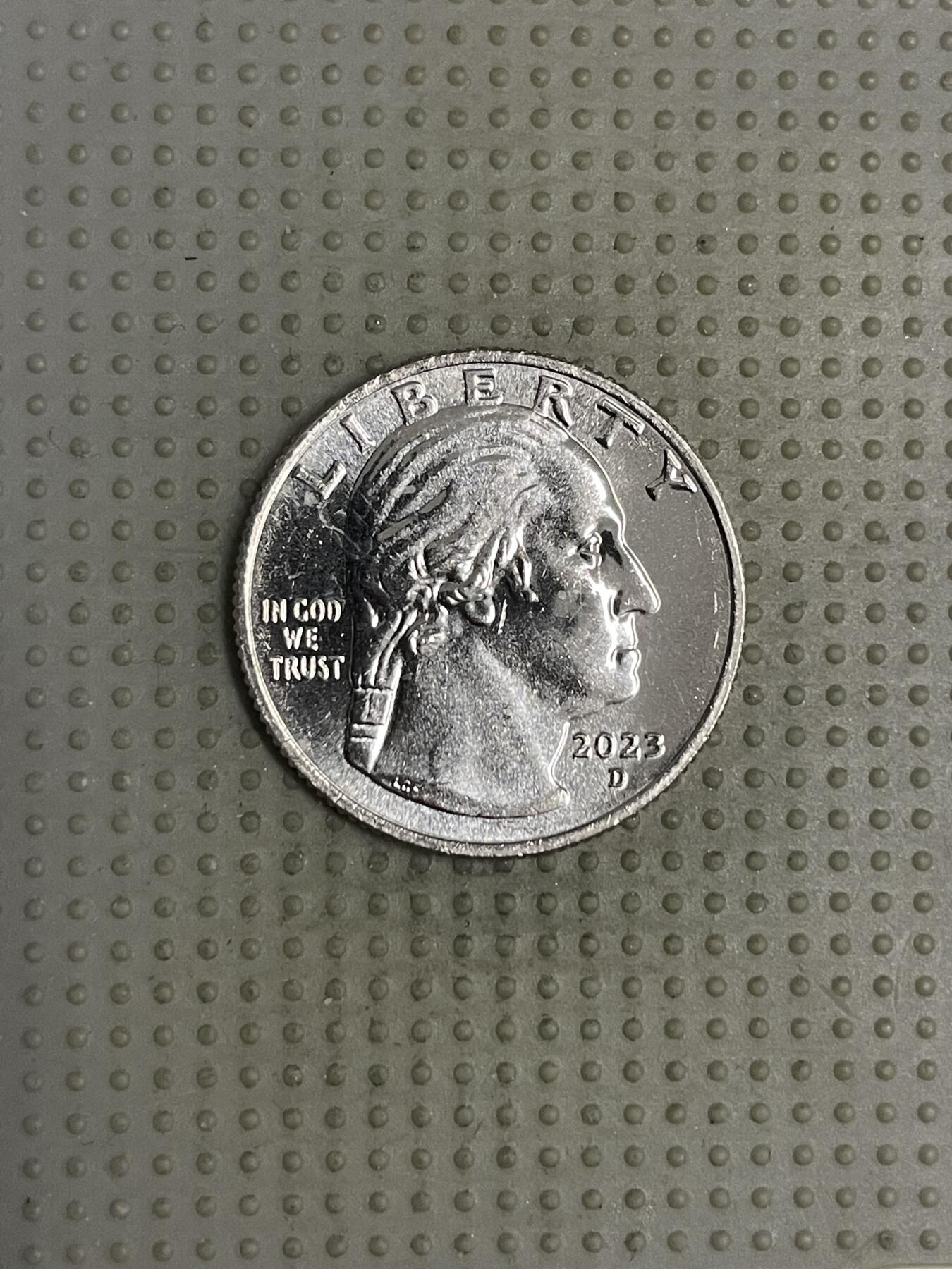 2025年第110场各国散币拍卖（总第110场） 美国2023年杰出女性乔维塔·伊达尔第10枚25美分纪念币