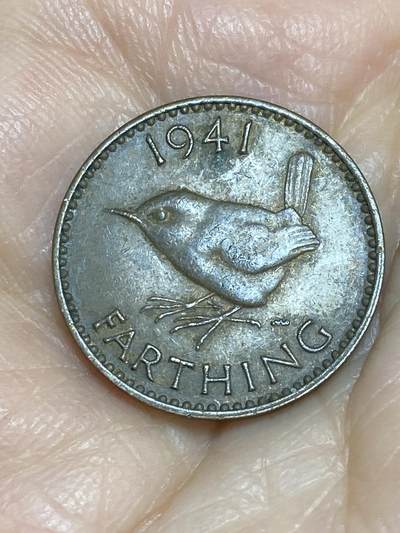 2025年第一百二十五场(总第一百五十一场）外国好品散币(免佣金) - 英国🇬🇧1941年1法新(乔治六世第一版)