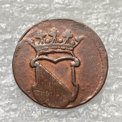 【淘币小摊】限时拍第七百九十五拍  葡属印度爪哇波兰阿根廷专场  满百包邮可预留两周  周一统一发货  - 荷属东印度公司1769年1/2杜伊特铜币原光品 km112.1