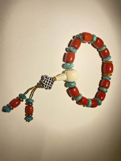 亿嘉拍卖2025年秋季私人典藏拍卖 - 红色桶珠手串