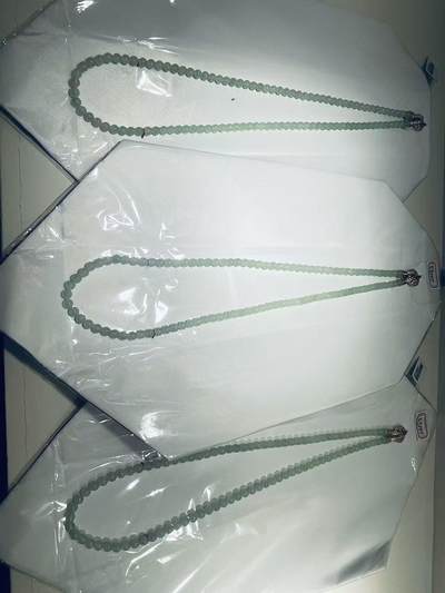 亿嘉拍卖2025年秋季私人典藏拍卖 - 冰种翡翠珠链3条