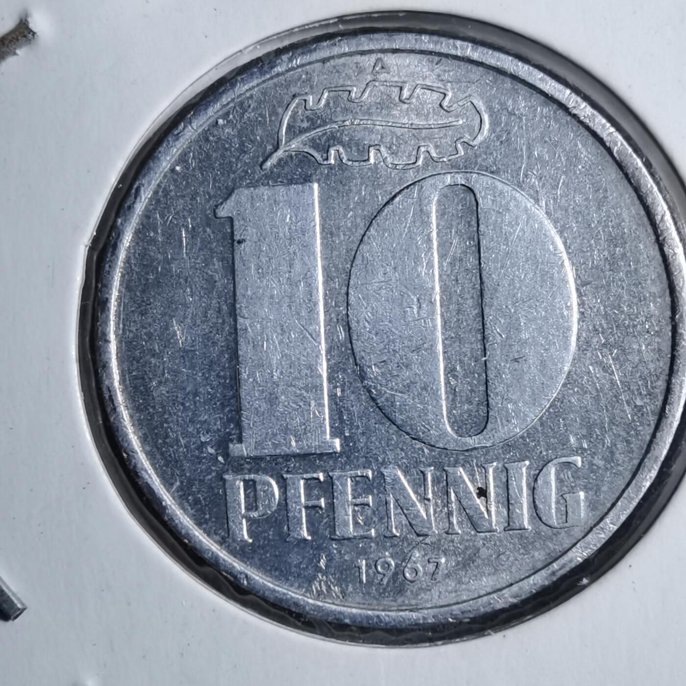 沼泽如烟--第894场 东德1967年10芬尼