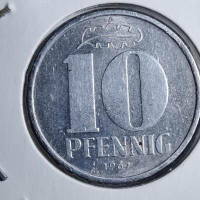 沼泽如烟--第894场 - 东德1967年10芬尼