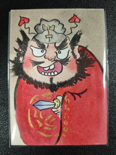 天玑星卡拍第137期《11.13周四截拍》持续收拍收评中 满赠卡需备注 - 【手绘卡】小火柴 钟馗 手绘卡