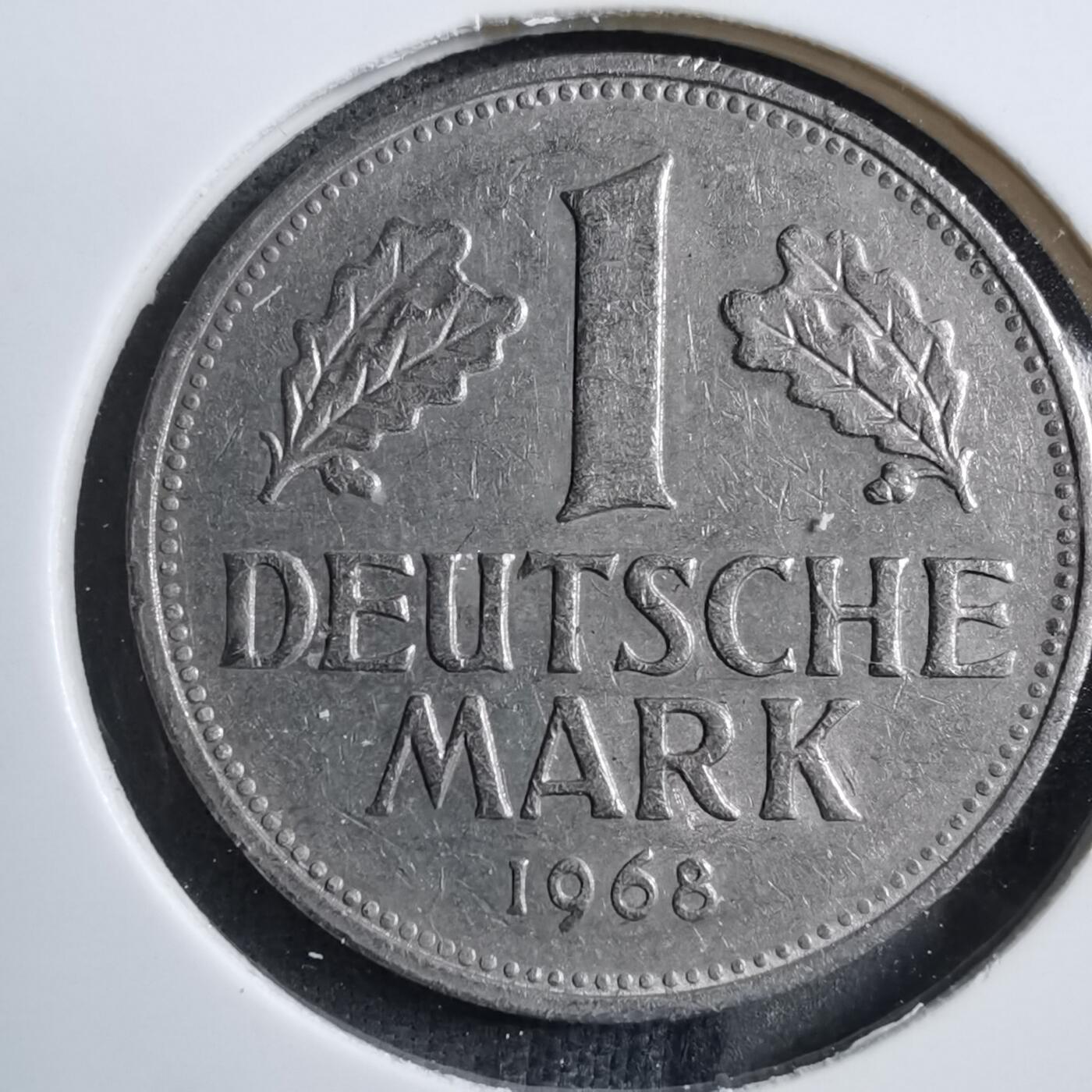 沼泽如烟--第894场 德国1968年1马克