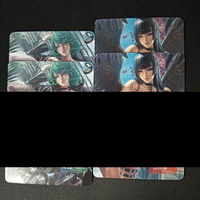 花开卡拍第46期（11月9号周日截拍，品控勿拍!!!拍品不寄存，运费5元，自制卡难免瑕疵，可能存在轻微撞角爆边等出厂瑕疵，品控介意勿拍！） - 冰狗卡牌 艺术对卡 龙卷&女天狗