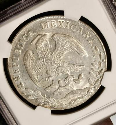 甄臻铺-世界币章拍卖（第38期）立冬小精品场，送拍享返佣金等优惠多多 NGC-MS64 1884年PI MH墨西哥鹰洋8里亚尔大银币，少见厂，丝滑流水转光