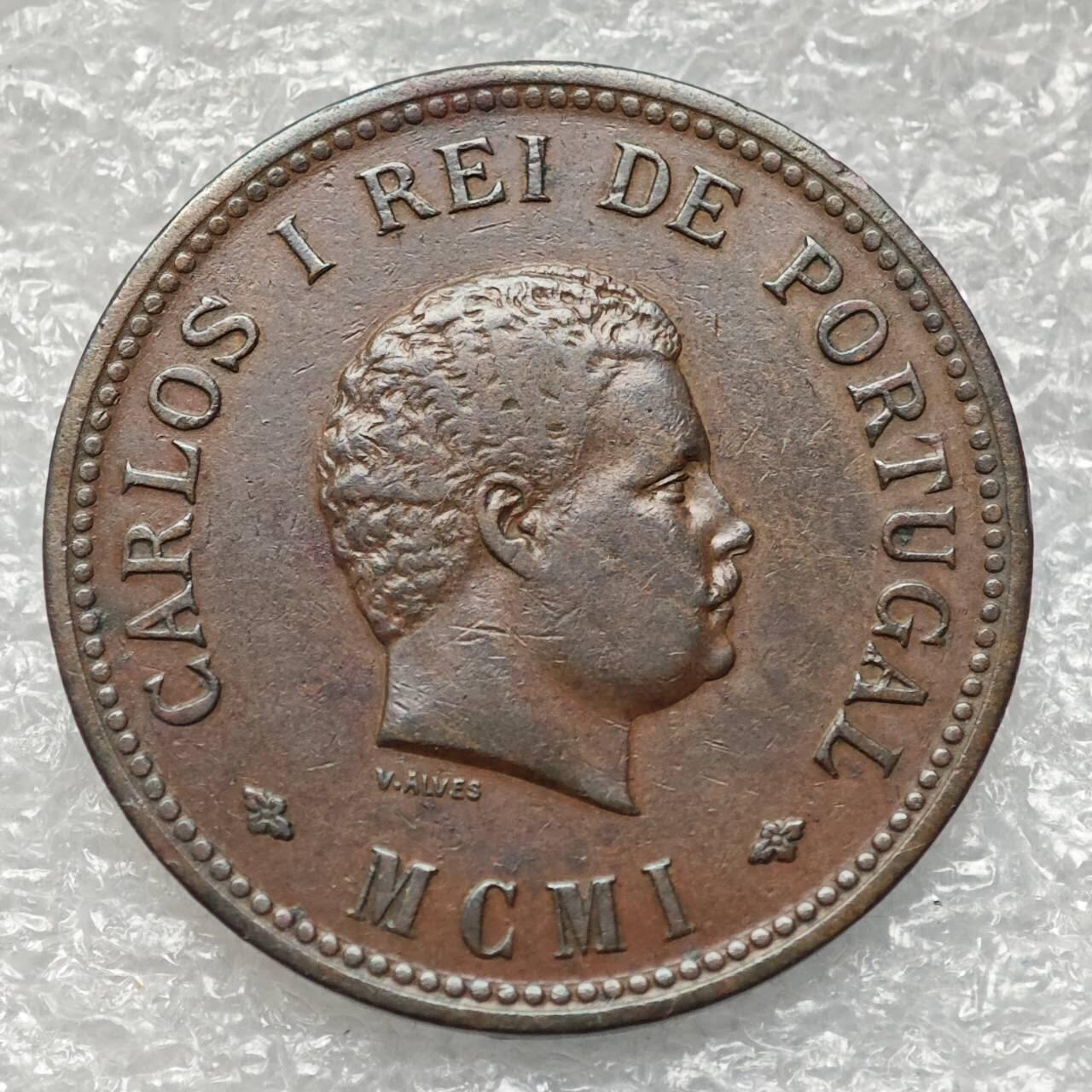 【淘币小摊】限时拍第七百九十五拍  葡属印度爪哇波兰阿根廷专场  满百包邮可预留两周  周一统一发货  葡属印度1901年1/2唐加铜币 km16