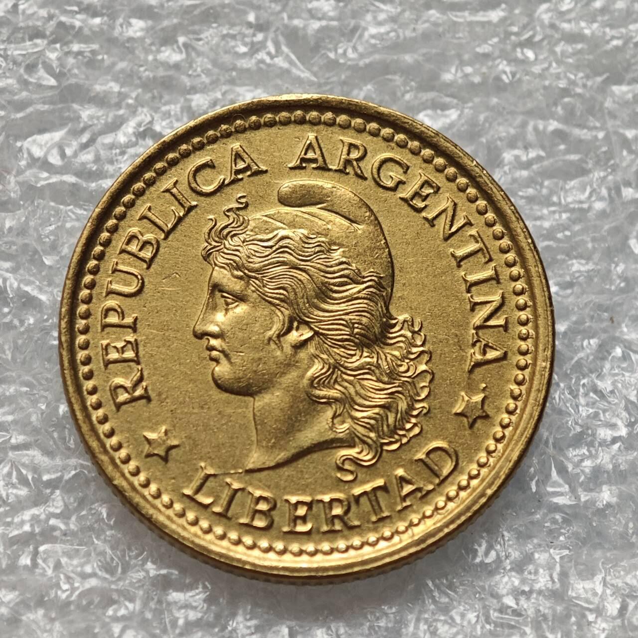 【淘币小摊】限时拍第七百九十五拍  葡属印度爪哇波兰阿根廷专场  满百包邮可预留两周  周一统一发货  阿根廷1975年20分铜币货币贬值百倍 km67