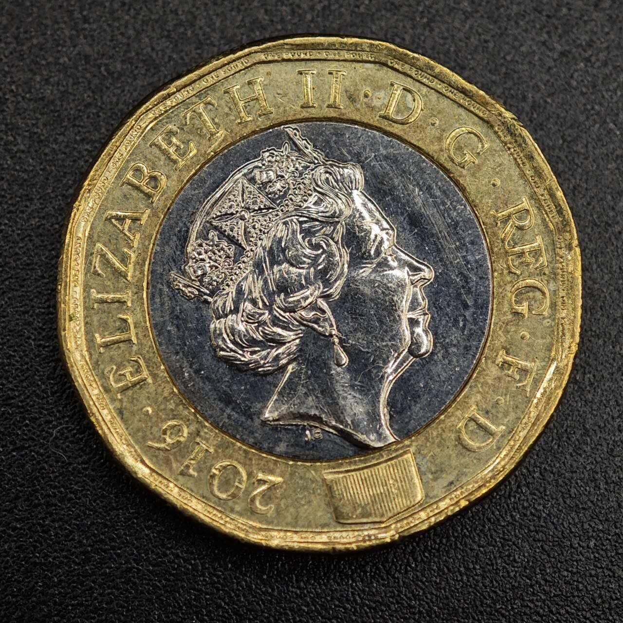 【淘币小摊】实时拍第七百九十一拍   散币纸币套币场   满百包邮可预留二周 每周一统一发货   英国2016年一镑双色币