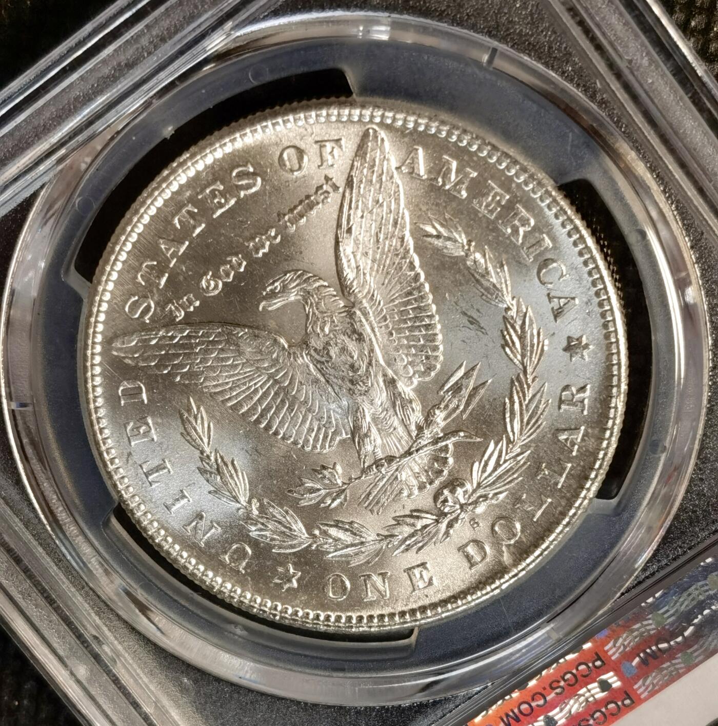 甄臻铺-世界币章拍卖（第38期）立冬小精品场，送拍享返佣金等优惠多多 PCGS-MS63 1878年S版摩根，首发年份，打制极好，PL质感