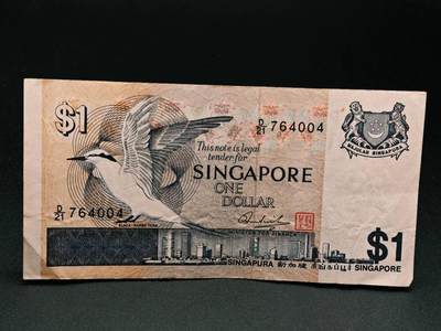 【淘币小摊】实时拍第七百九十一拍   散币纸币套币场   满百包邮可预留二周 每周一统一发货   - 新加坡鸟版一元