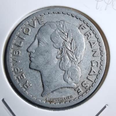 沼泽如烟--第894场 - 法国1945年5法郎B版